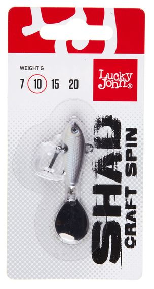 Тейл-спиннер Lucky John SHAD CRAFT SPIN 10.0г 017 в блистере