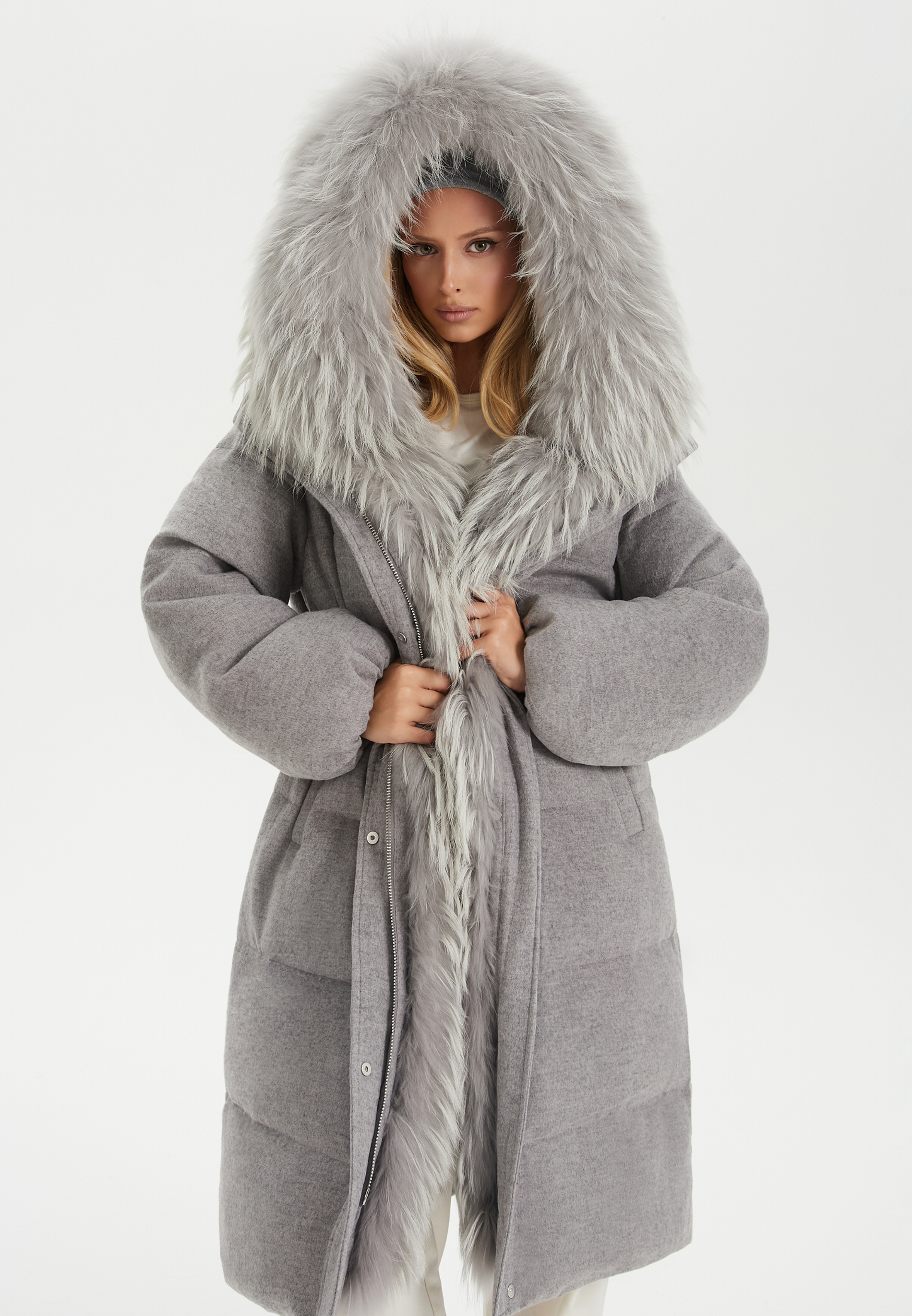 Удлиненный пуховик Cozy