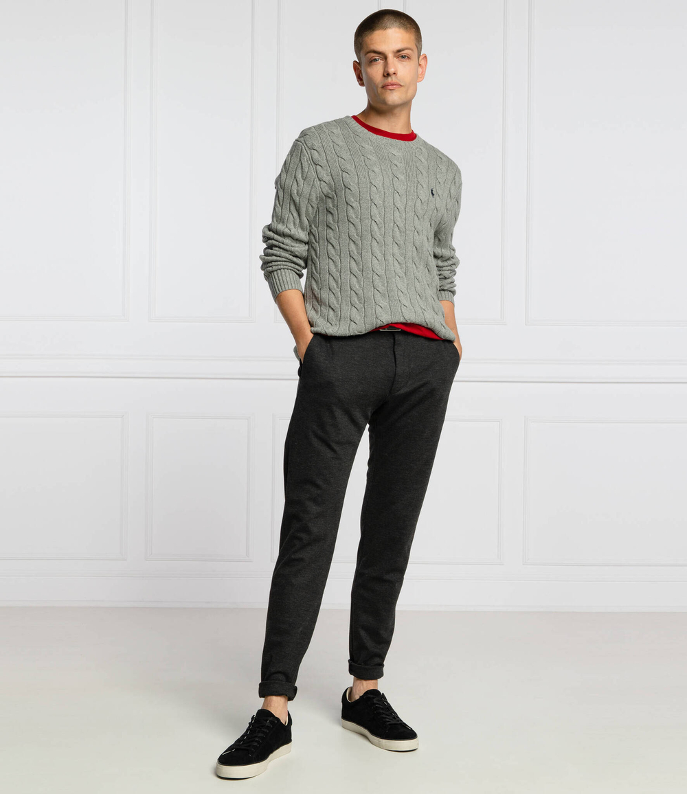свитер POLO RALPH LAUREN - серый(710775885)