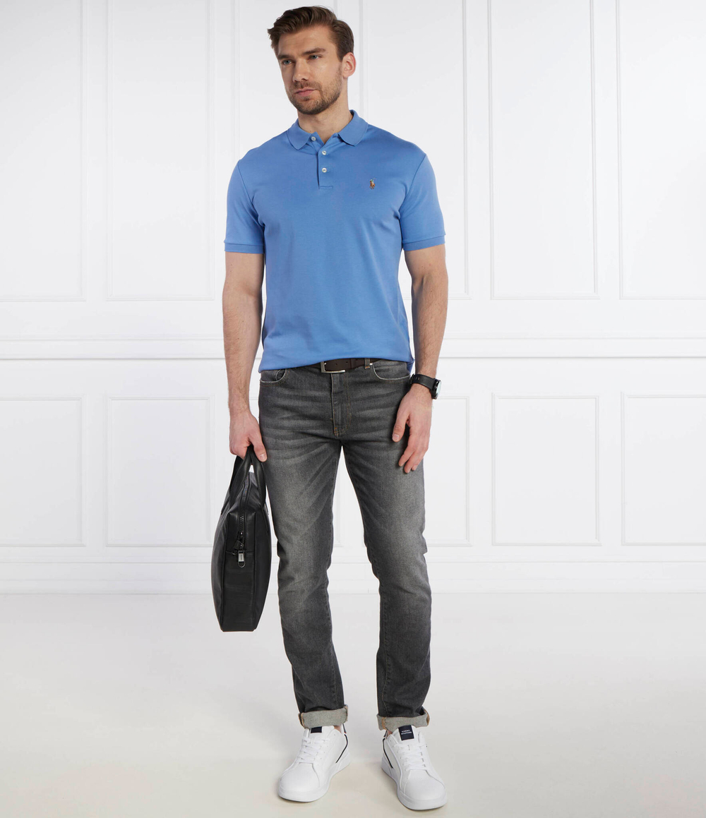 Поло POLO RALPH LAUREN - голубой(710704319)