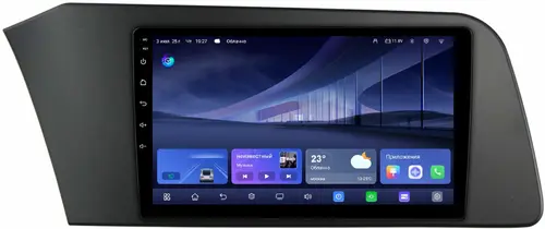 Магнитола для Hyundai Elantra 2021+ - Kuberg QLed, Android 14, TS105, Быстрейшая, CarPlay, SIM-слот