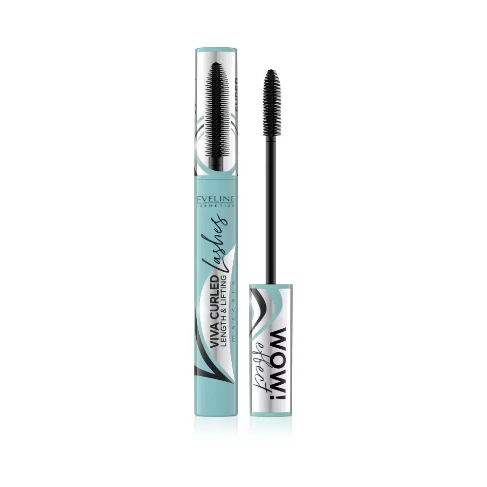 'Eveline'' VIVA CURLED LASHES  Тушь д/ресниц  удлин и подкручивание 10мл черная *3  *24