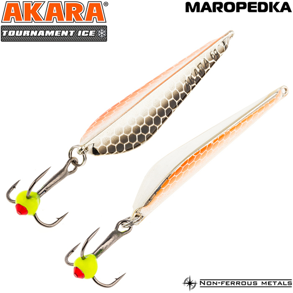 Блесна зимняя Akara Tournament Ice Maropedka 60 8 гр. 21/Sil