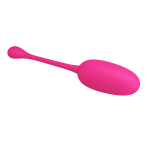 Розовое перезаряжаемое виброяйцо 18,6см Pretty Love Knucker BI-014786