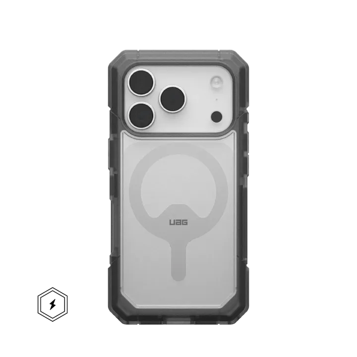 UAG Trooper with MagSafe Series Case for Apple iPhone 17 Pro Clear/Ash (Серый)