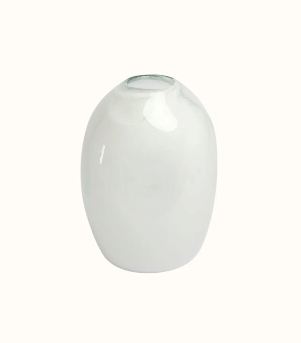Ваза – TULIP, белый | Repin glass