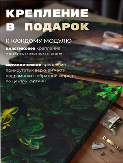 Картина Источник жизни модульная 50x70см 3шт.