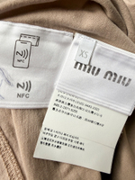 Хлопковая футболка Miu Miu, XS