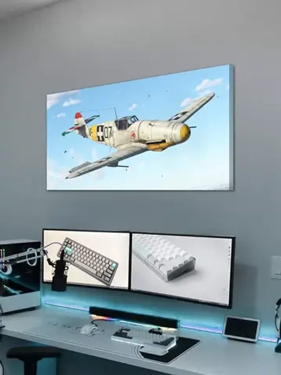 Картина на стену "BF 109 F-4", 80х40 см