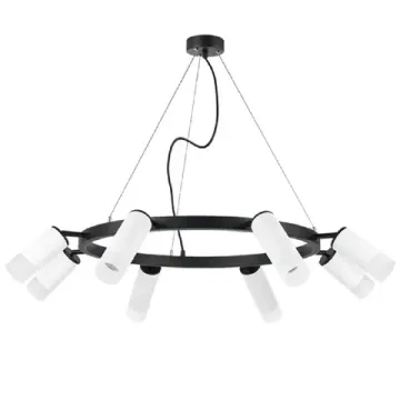 Люстра подвесная 8*GU10 LR0188643641 черный/белый Rullo Lightstar
