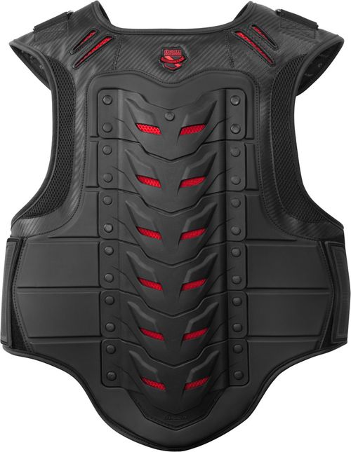 Купить Мотожилет защитный Icon Stryker Vest / Черно-красный