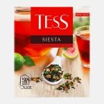Чай черный Tess Siesta цедра-мята аромат гуава-лайм 100пак 200г