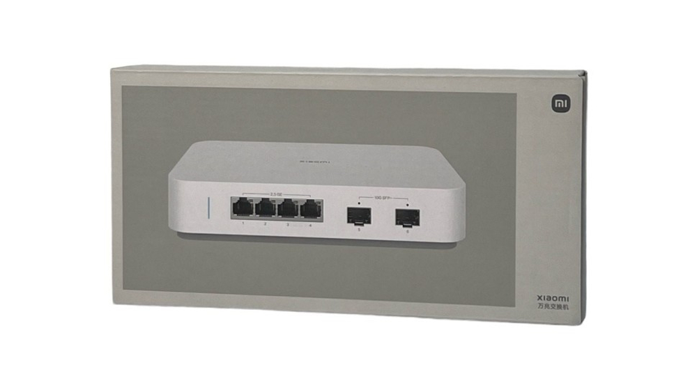 Коммутатор Xiaomi Gigabit Switch 6 ports (SW-106T-A) белый