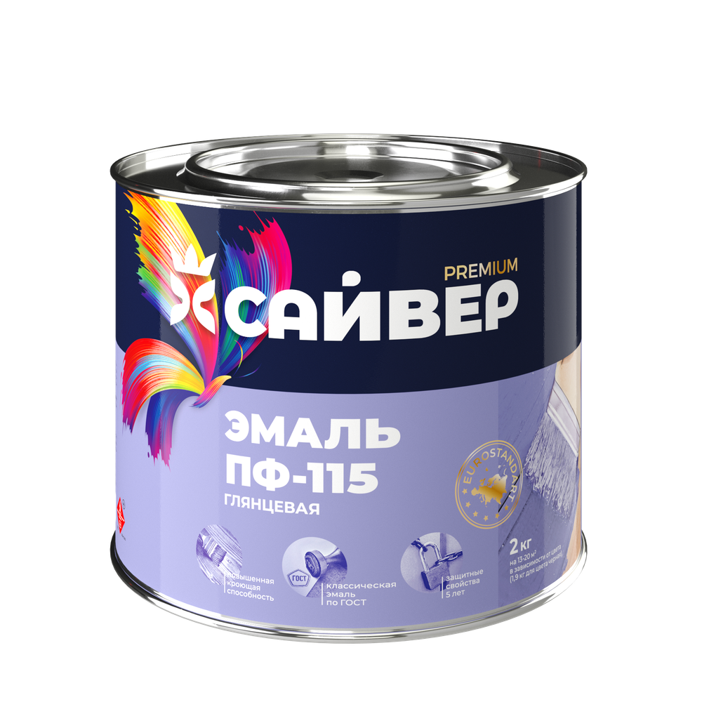 ПФ 115 ( 1,8кг) Сайвер серая