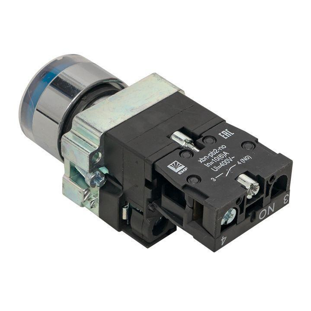 Кнопка BA61 с подсветкой 230В син. NO PROxima EKF xb2-bw61-230