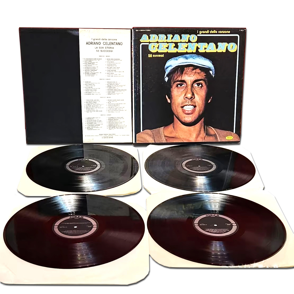 Adriano Celentano / La Sua Storia (58 Successi) (4LP)
