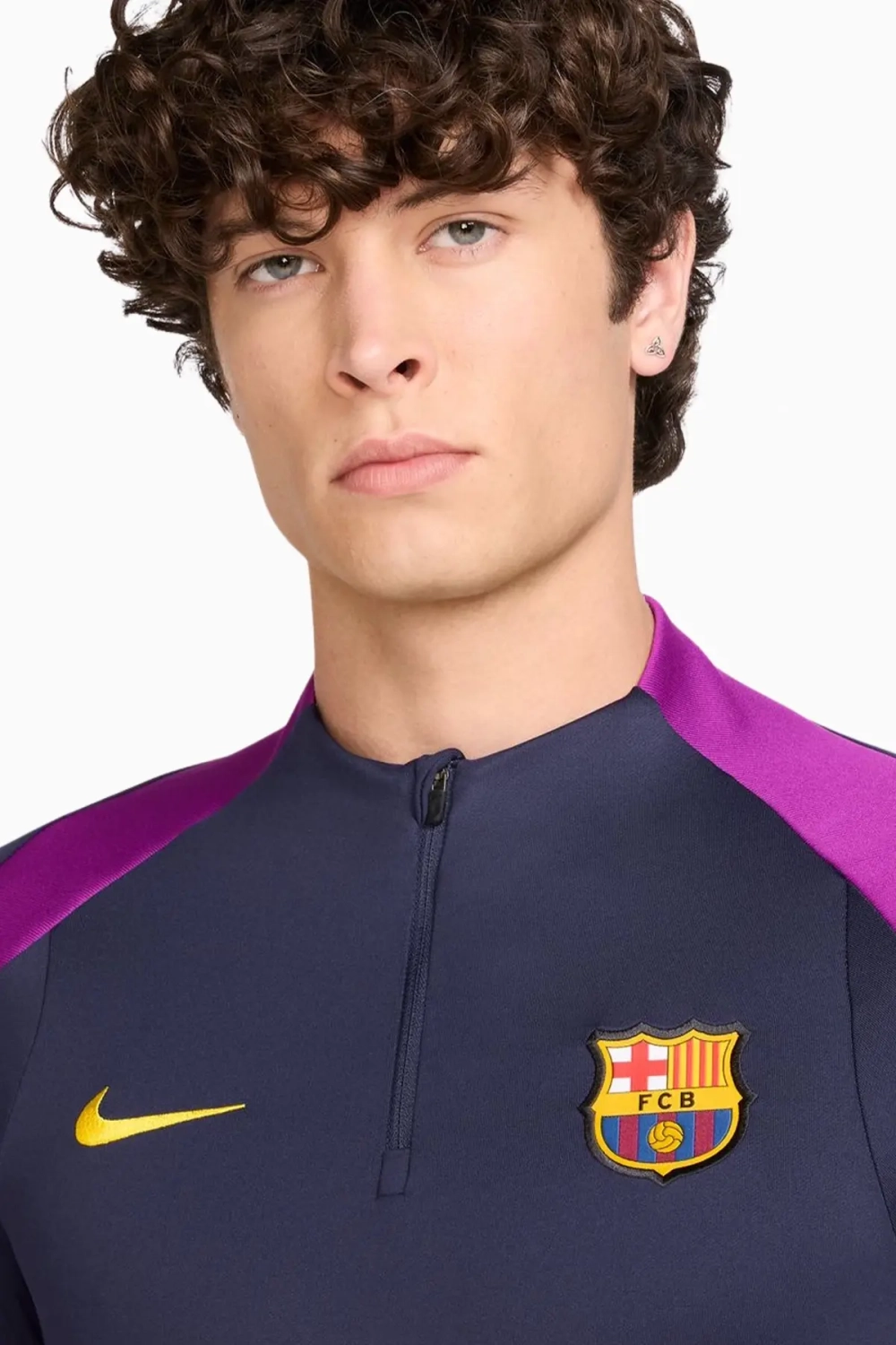 Кофта Nike FC Barcelona 25/26 Strike - фиолетовый
