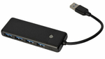 USB хаб Orico PAPW4A-U3-015-BK-EP USB3.0x4 черный