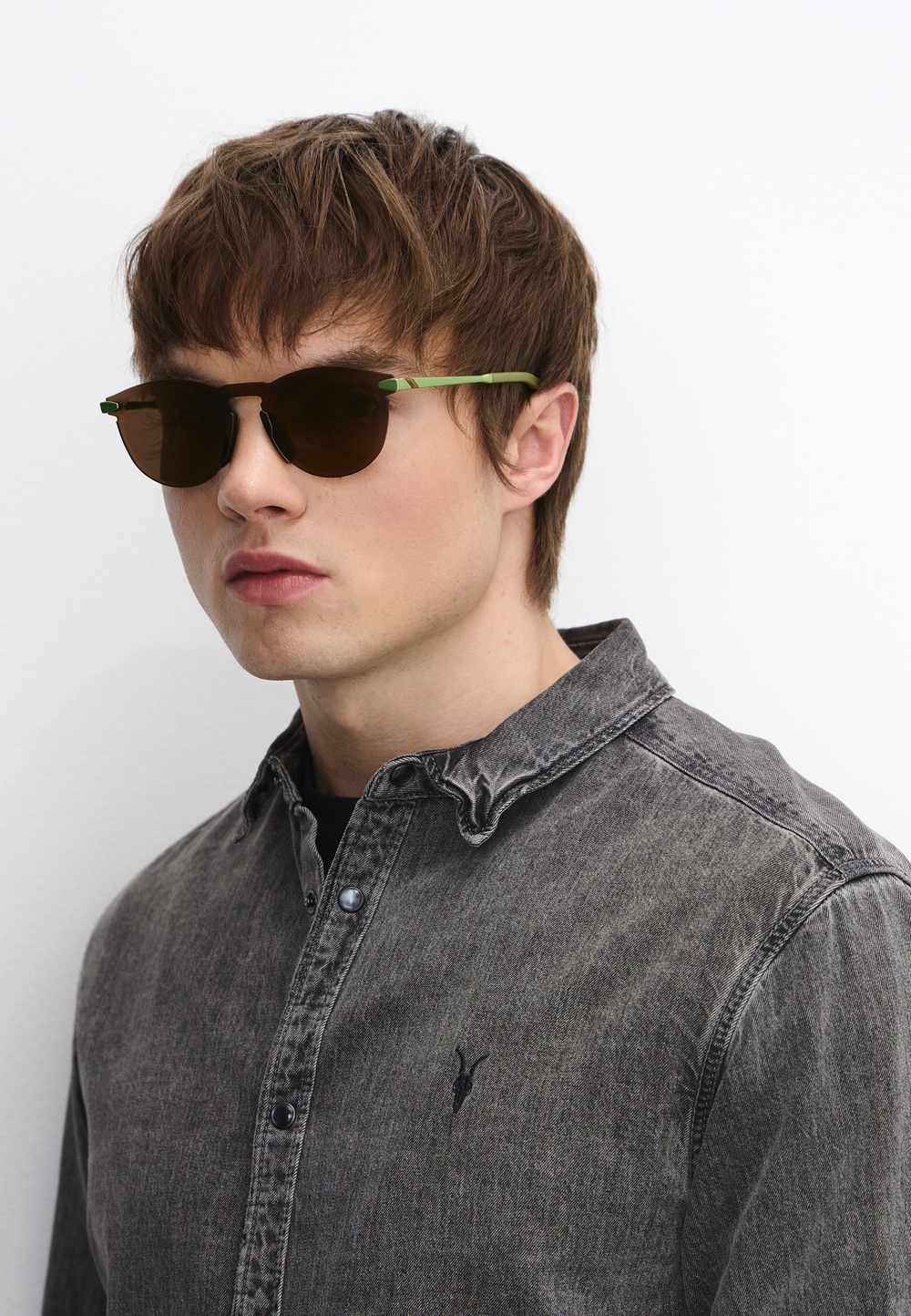 Спортивные очки 100% LEGERE ROUND - Matte Metallic Viperidae - Bronze Multilayer Mirror Lens