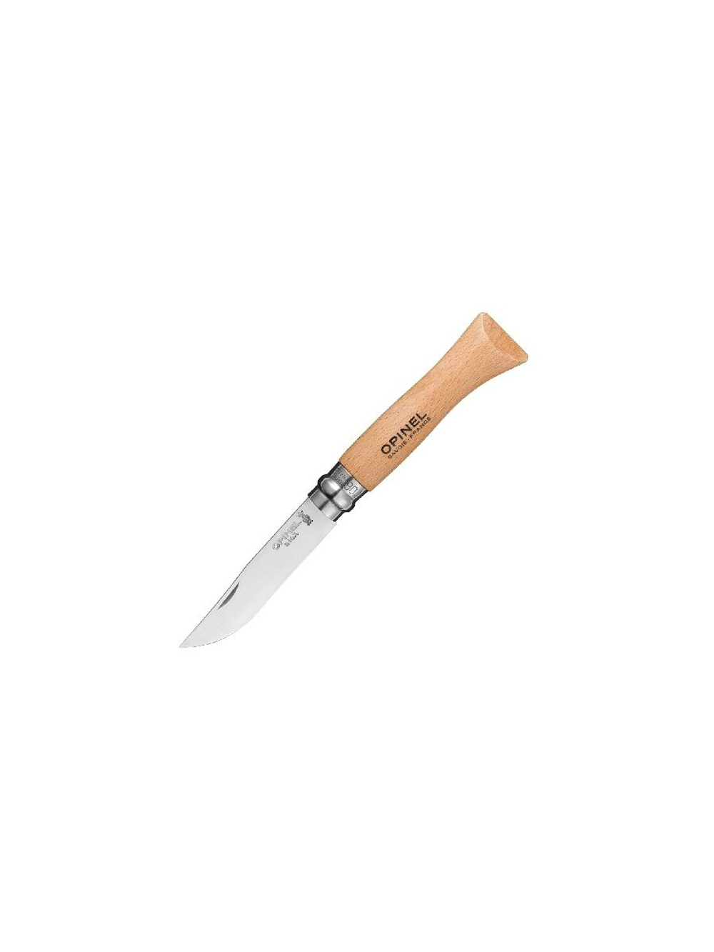 Нож Opinel №6, нержавеющая сталь, рукоять из бука, 123060