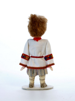 Кукла коллекционная деревенский Мальчик