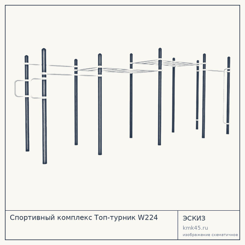 Спортивный комплекс Топ-турник W224