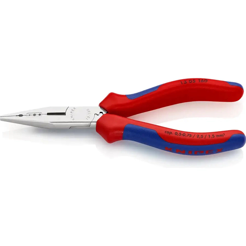 Плоскогубцы для монтажа проводов хромированные 160 мм Knipex 13 05 160