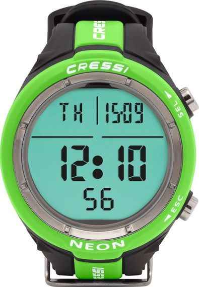 Подводный компьютер Cressi Neon Черно-зеленый
