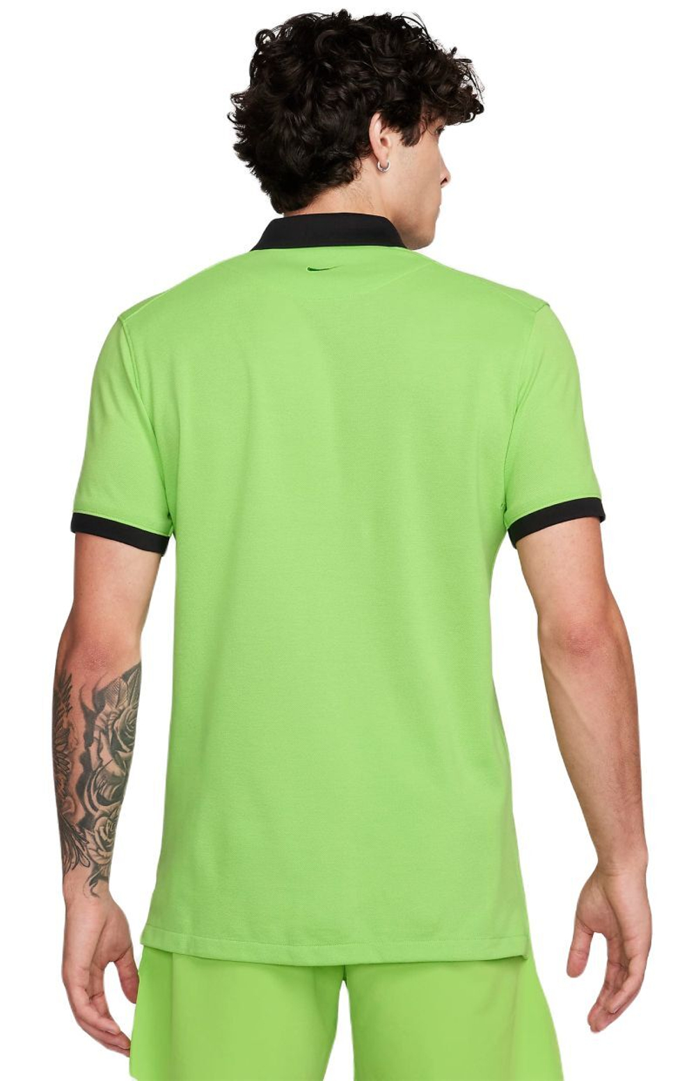 Мужское теннисное поло Nike Rafa Slim Polo - зеленый