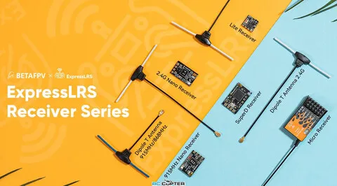 Приёмник BetaFPV ELRS Nano Receiver 915 MHz