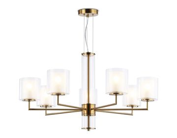 Подвесная люстра 7*E14 LH56013/7 BS/FR латунь/белый матовый High Light Modern Ambrella