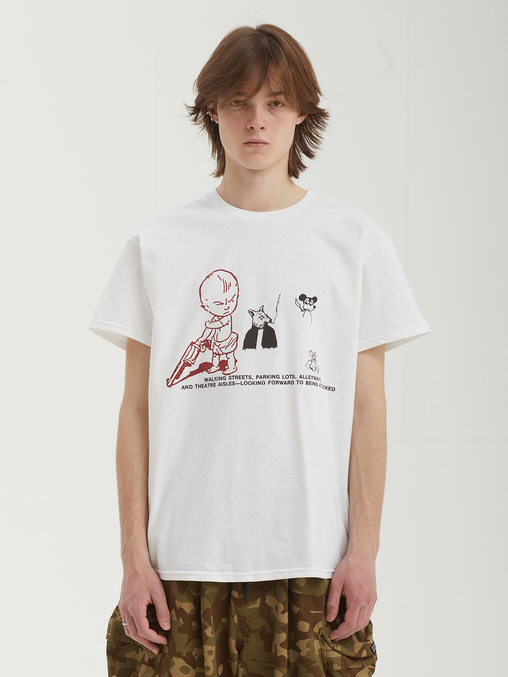 Мужская Футболка Depression Test Print