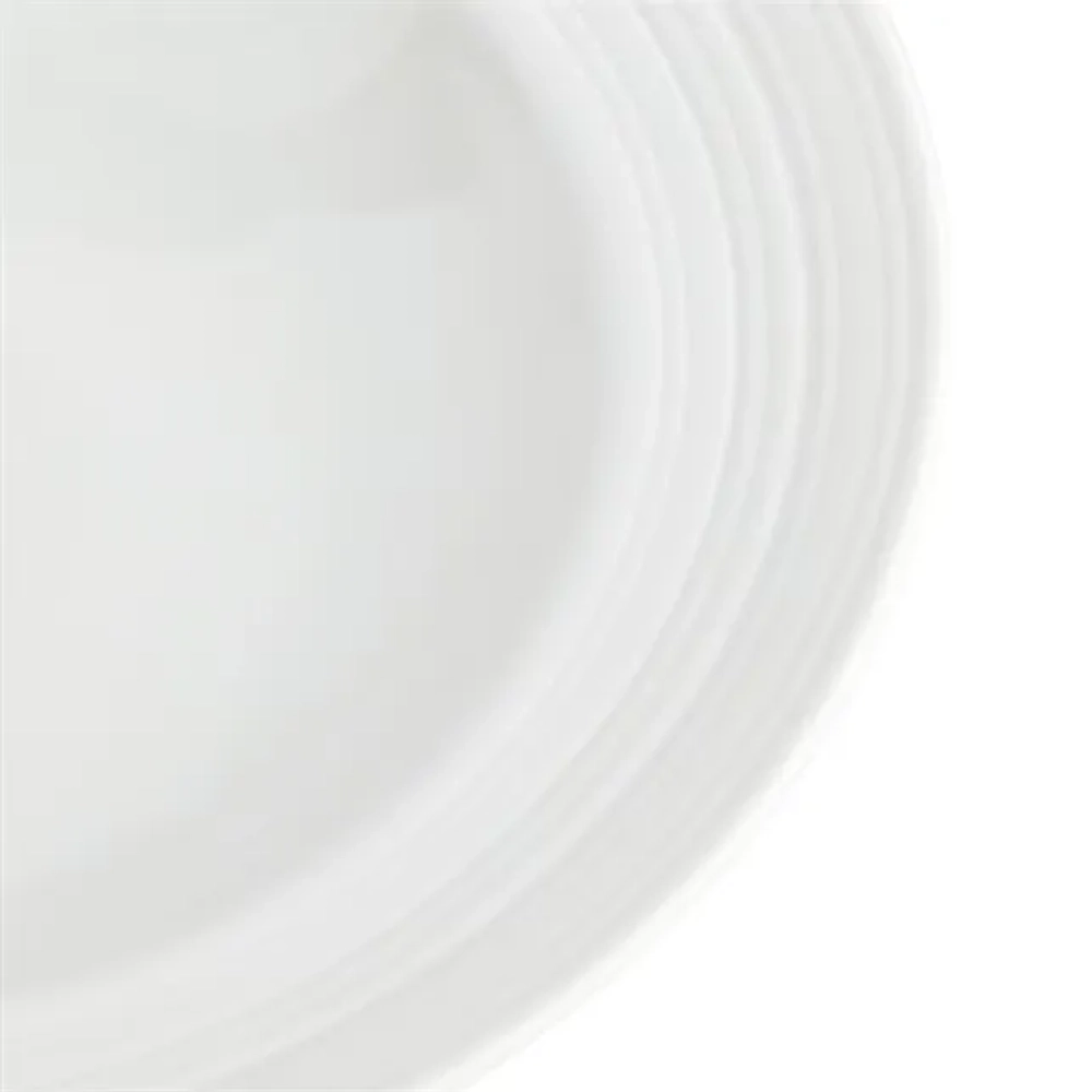 Wedgwood Jasper Conran Белая глубокая тарелка Strata 26 см EAN 701587293778