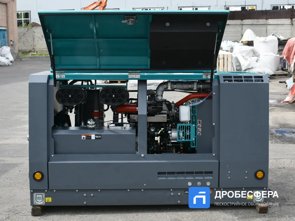 Дизельный винтовой компрессор MB190D MasterBlast передвижной