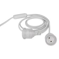 Патрон ЭРА FITO-Holder G13 IP65 mах Т8 для ламп FITO до 1200 мм 2хG13 с выключателем, вилкой 1.5 м | Аксессуары для фито светильников