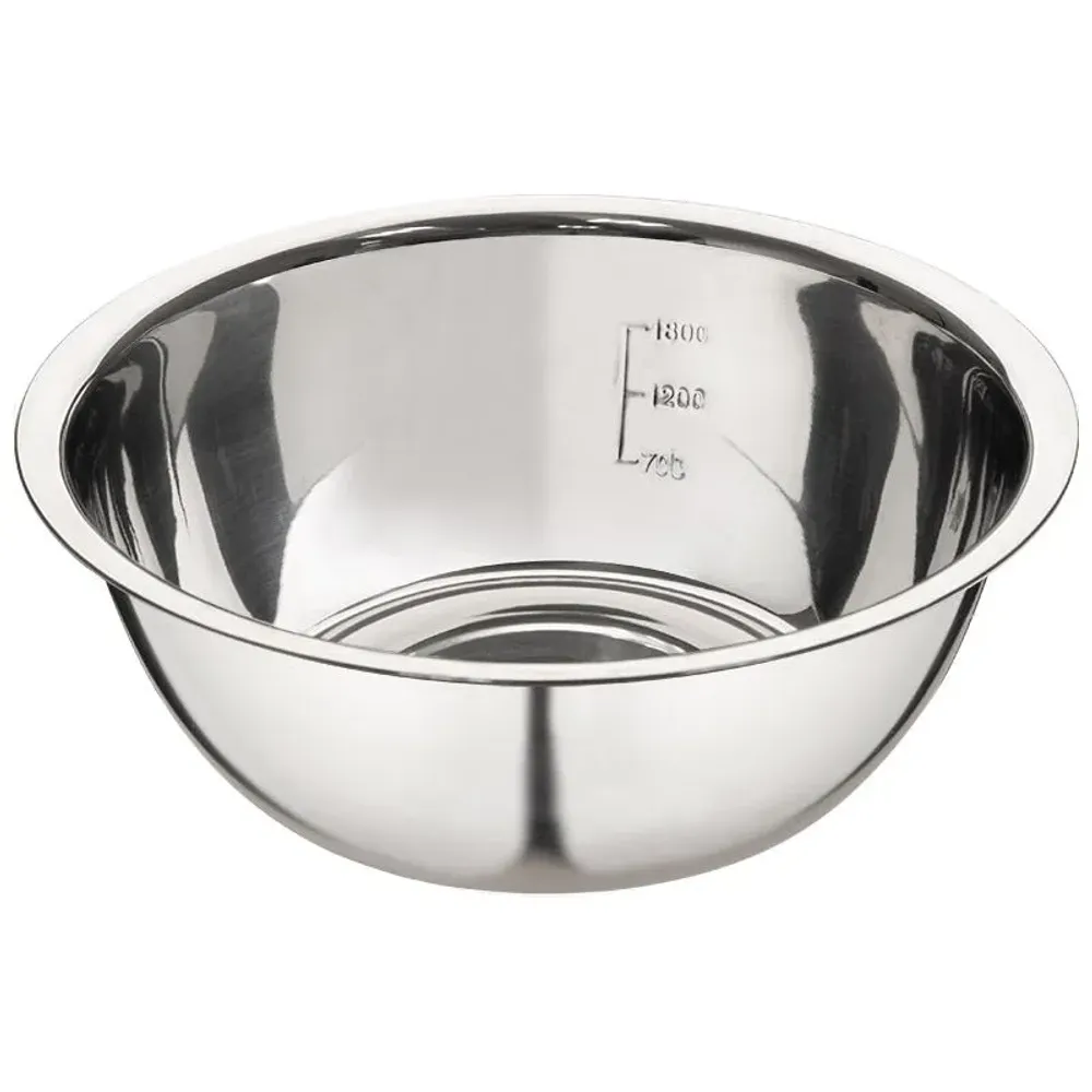 Миска Bowl-Roll-24, объем 2500 мл, из нерж стали, зеркальная полировка, диа 24 см