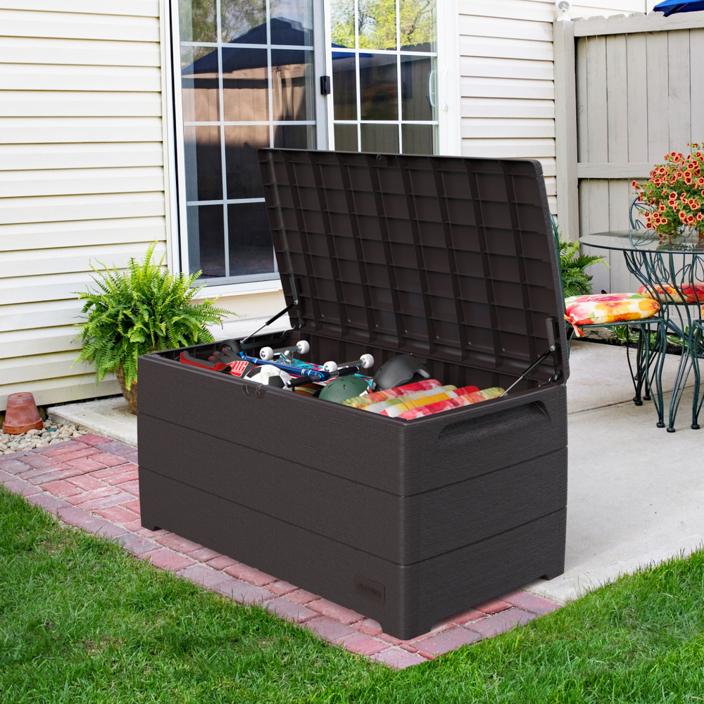 Уличный сундук Duramax Cedargrain Deck Box 420 л grey