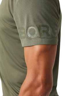 Мужская теннисная футболка Bj_rn Borg Light - dusty olive