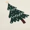 Плед из хлопка с новогодним рисунком christmas bows из коллекции new year essential, 130x180 см