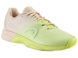 Женские теннисные кроссовки Head Revolt Pro 4.0 Clay - macadamia/lime