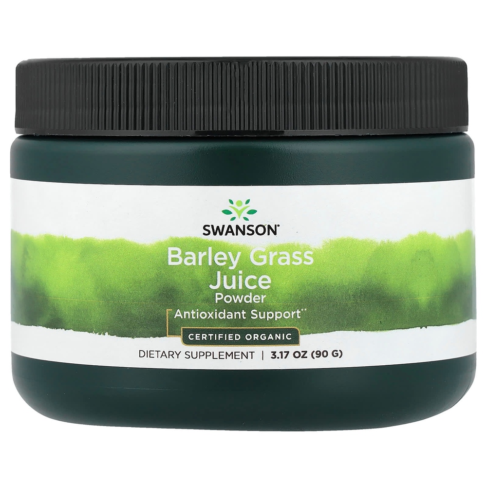 Swanson Vitamins, сок ростков ячменя в порошке, 90 г (3,17 унции)