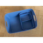 Контейнер для хранения boxxx, organic, 1 л, синий
