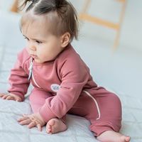 Комбинезон косуха "Пепельная роза" утепленный 0+
