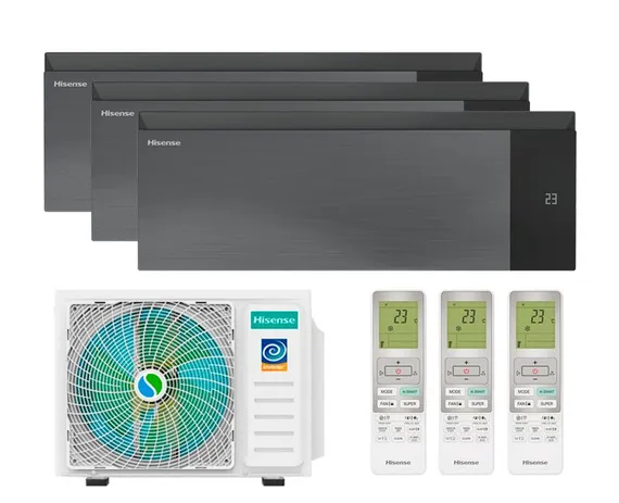 Мульти сплит-система Hisense 3 x AS-10UW4RWMQK00G(B) / AMW3-24U4RJC