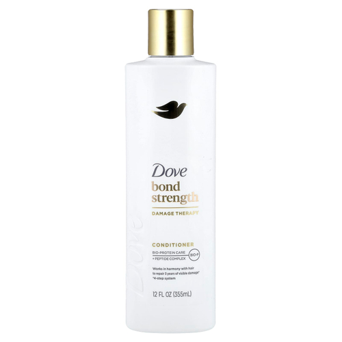 Dove, Кондиционер, прочность соединения + пептидный комплекс, 355 мл (12 жидк. унц.)