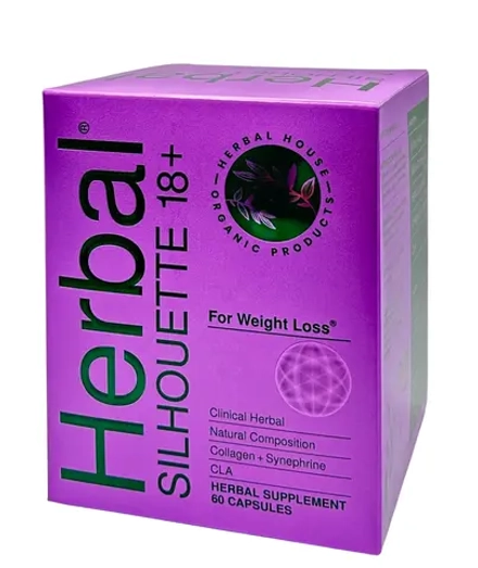 HERBAL SILHOUETTE 18+ Капсулы для похудения с Коллагеном и Синефрином
