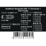 Набор Kraftform Kompakt VDE 17 Universal 1 WERA 05006611001