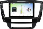 Магнитола для Mitsubishi Pajero Sport 3 2020-2024, Montero Sport (прямоугольный климат) - Teyes CC4L-DTS монитор 9" IPS, Android 14, Быстрая, Snapdragon 662, CarPlay, 4G SIM-слот