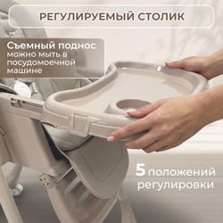 Стульчик-электрокачель BubaGO Aurora 4в1