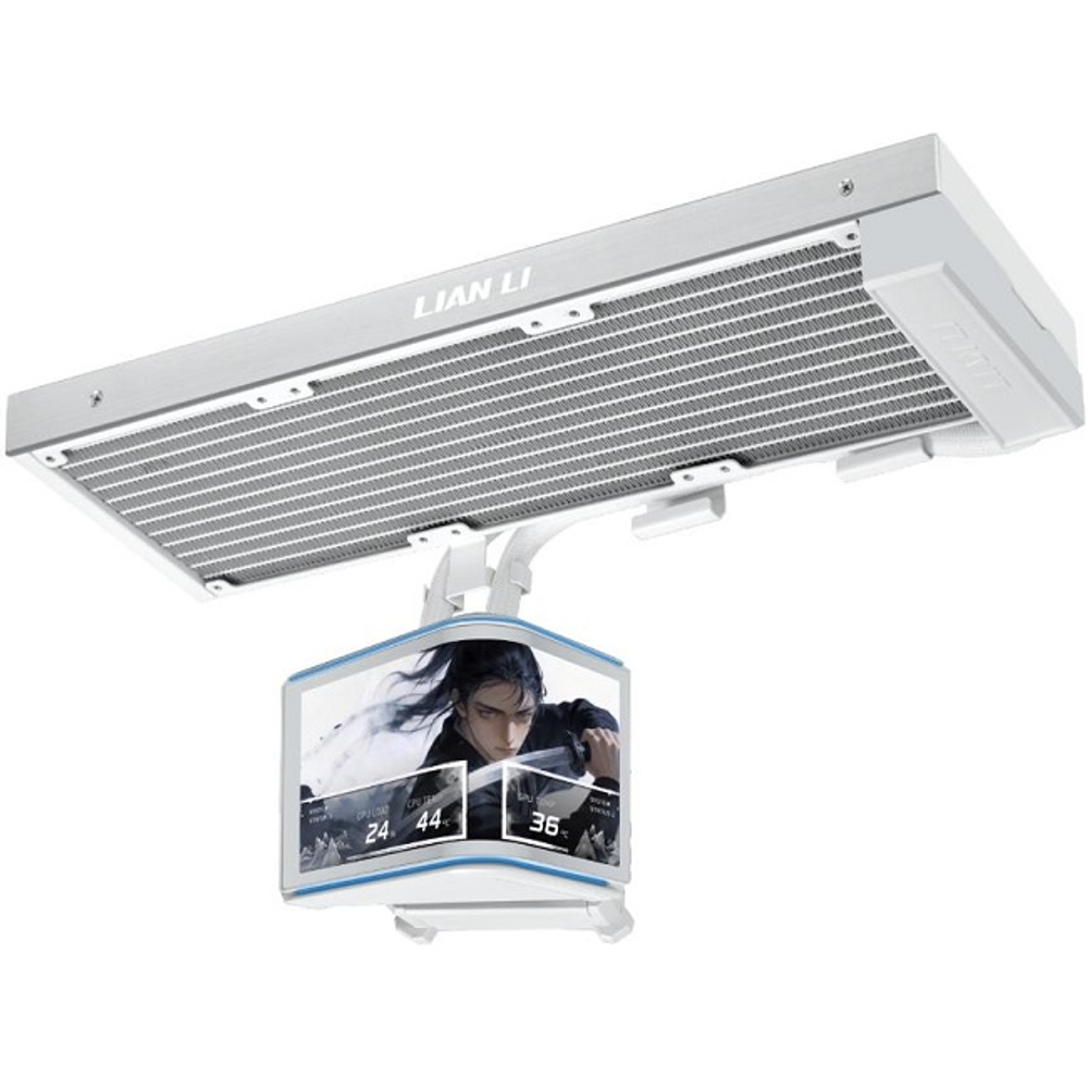 Система водяного охлаждения Lian Li HydroShift II OLED Curved 360 Fanless, белый (GHS2OLDC36NW), (G89.GHS2OLDC36NW.R0)